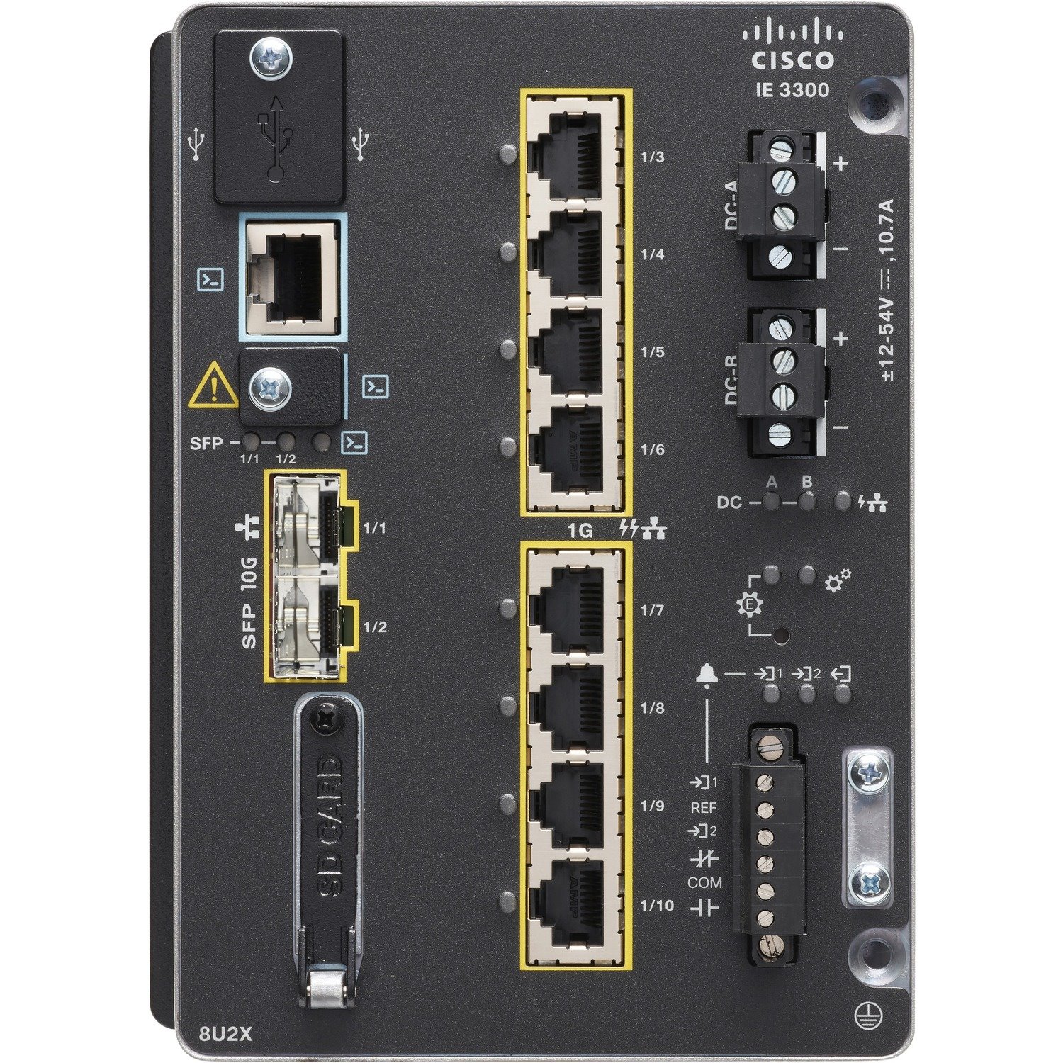 Cisco Catalyst IE3300 IE-3300-8P2S 8 Ports Manageable Ethernet Switch - Gigabit Ethernet - 10/100/1000Base-T, 1000Base-X