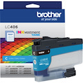 Brother INKvestment LC406C Original Standard Yield Inkjet Ink Cartridge - Single Pack - Cyan - 1 Each