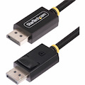 StarTech.com 6ft DisplayPort 2.1 Cable, VESA Certified DP40 DisplayPort Cable w/UHBR10/HDR/DSC 1.2a/HDCP 2.2, 8K 60Hz, DP 2.1 Cord