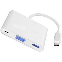 4XEM 3-in-1 USB-C Docking Station with VGA port and USB 3.0
