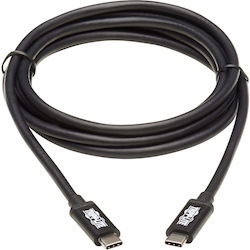 Tripp Lite by Eaton Thunderbolt 3 Passive Cable (M/M) - 20 Gbps 5A 100W Power Delivery 4K/60 Hz 1M (3.28 ft.) Black