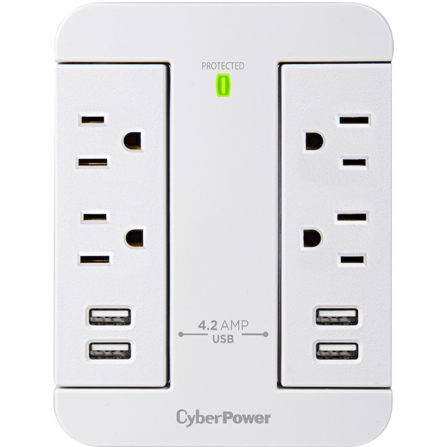 CyberPower GP400U4AWH Home Office - Outlet Surge with 500 J