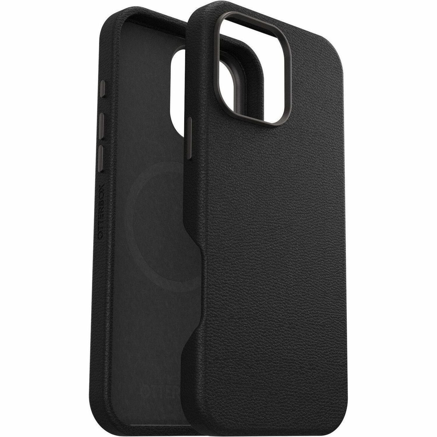 OtterBox Symmetry Case for Apple iPhone 16 Pro Max Smartphone - Noir Ash (Black)