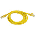 Monoprice FLEXboot Series Cat5e 24AWG UTP Ethernet Network Patch Cable, 14ft Yellow