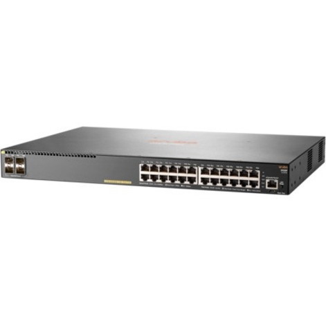 HPE 2930F 24G PoE+ 4SFP 24 Ports Manageable Layer 3 Switch - Gigabit Ethernet - 10/100/1000Base-T, 1000Base-X