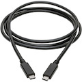 Eaton Tripp Lite Series USB-C Cable (M/M) - USB 3.2, Gen 1 (5 Gbps), USB-IF certified, Thunderbolt 3 Compatible, 6 ft. (1.83 m)