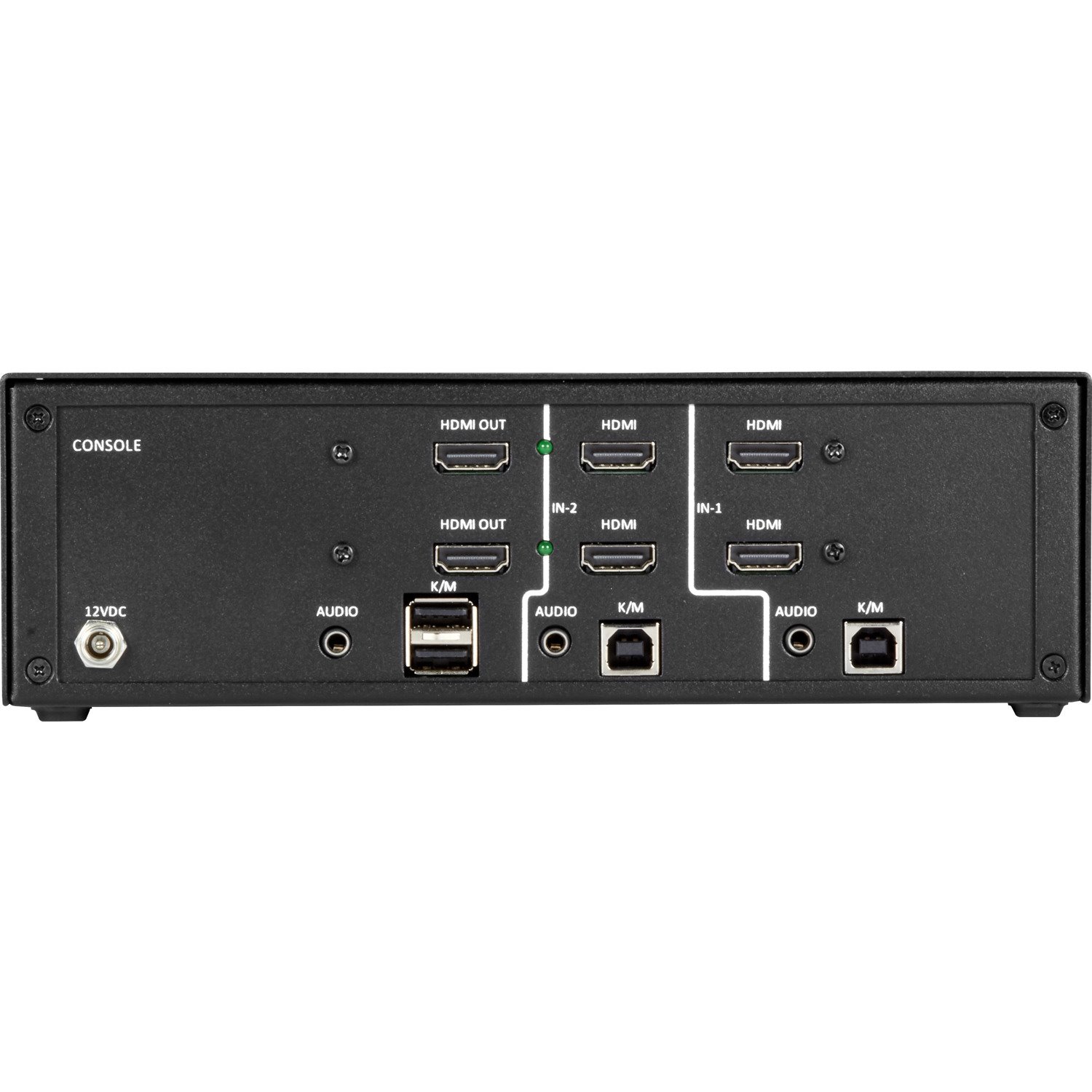 Black Box NIAP 3.0 Secure 2-Port Dual-Head HDMI KVM Switch