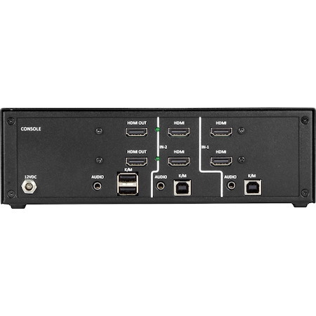 Black Box NIAP 3.0 Secure 2-Port Dual-Head HDMI KVM Switch