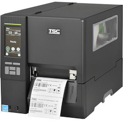 TSC Auto ID MH341T Direct Thermal/Thermal Transfer Printer - Monochrome - Tabletop - Label Print - USB - USB Host - Serial - Parallel - Bluetooth - Wireless LAN - With Cutter