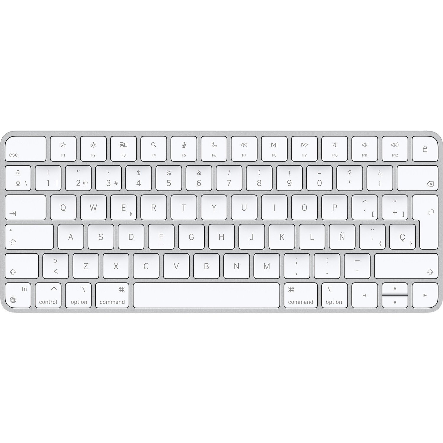 Apple Magic Keyboard - Wired/Wireless Connectivity - Lightning Interface - White