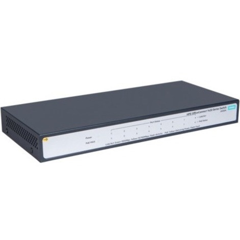 HPE OfficeConnect 1420 1420 8G PoE+ (64W) 8 Ports Ethernet Switch - Gigabit Ethernet - 10/100/1000Base-TX