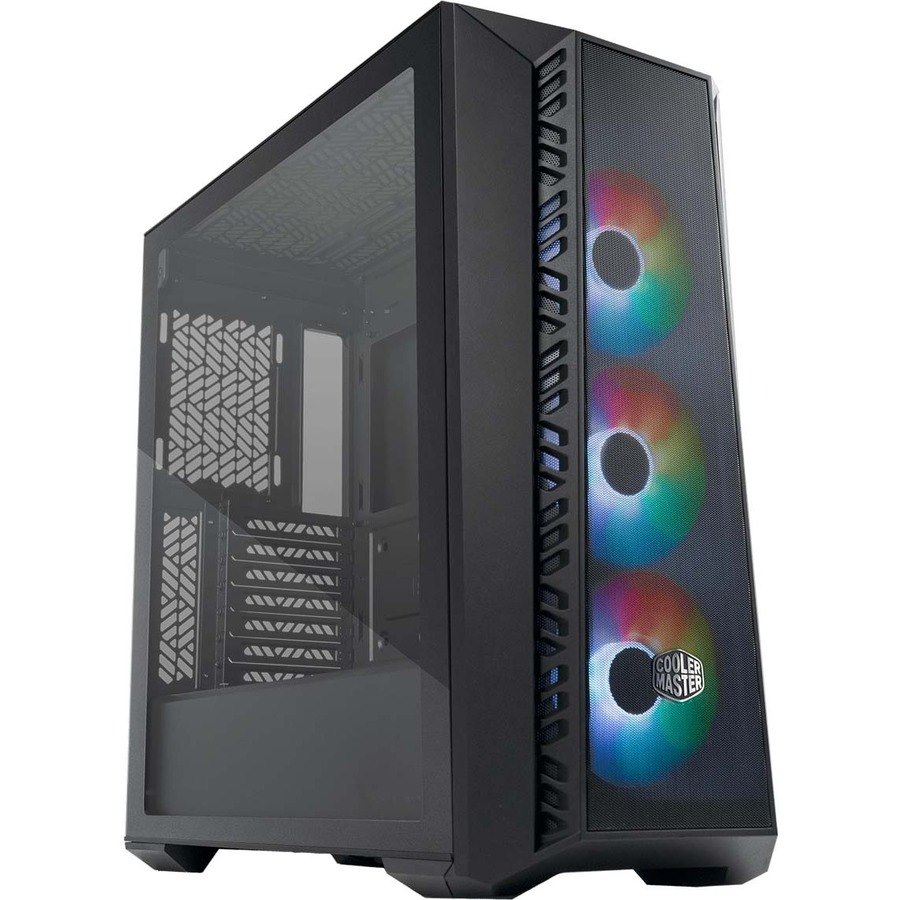 Cooler Master MasterBox MB520-KGNN-S00 Gaming Computer Case - Mini ITX, Micro ATX, ATX Motherboard Supported - Mid-tower - Mesh, Steel, ABS Plastic, Tempered Glass - Black