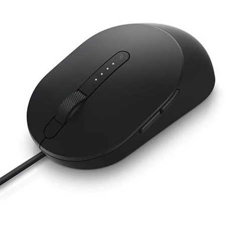 Dell MS3220 Mouse - USB 2.0 - Laser - 5 Button(s) - Black