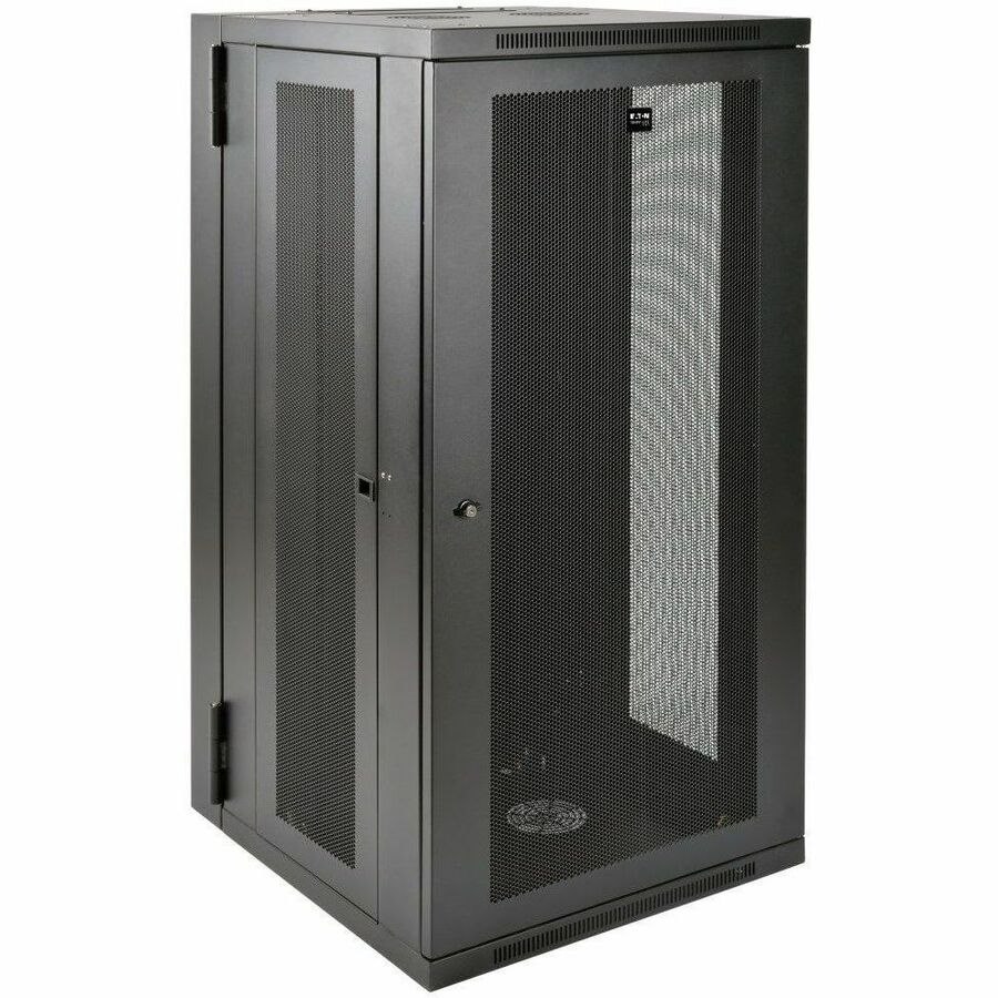 Eaton Tripp Lite Series SmartRack 26U UPS-Depth Wall-Mount Half-Height Rack Enclosure, Hinged Back