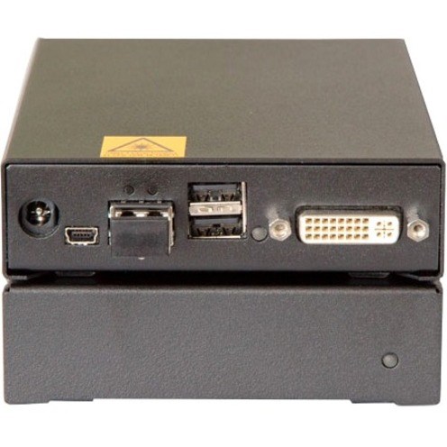 Black Box DKM Compact KVM Extender Receiver - DVI-D, (2) USB HID, Single-Mode Fiber