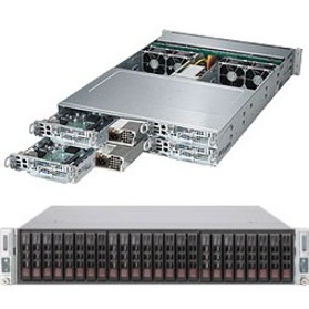 Supermicro SuperServer 2028TP-HC1R Barebone System - 2U Rack-mountable - Socket LGA 2011-v3 - 2 x Processor Support