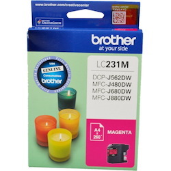 Brother LC231MS Original High Yield Inkjet Ink Cartridge - Magenta Pack