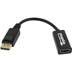 Plugable DisplayPort to HDMI Passive Adapter