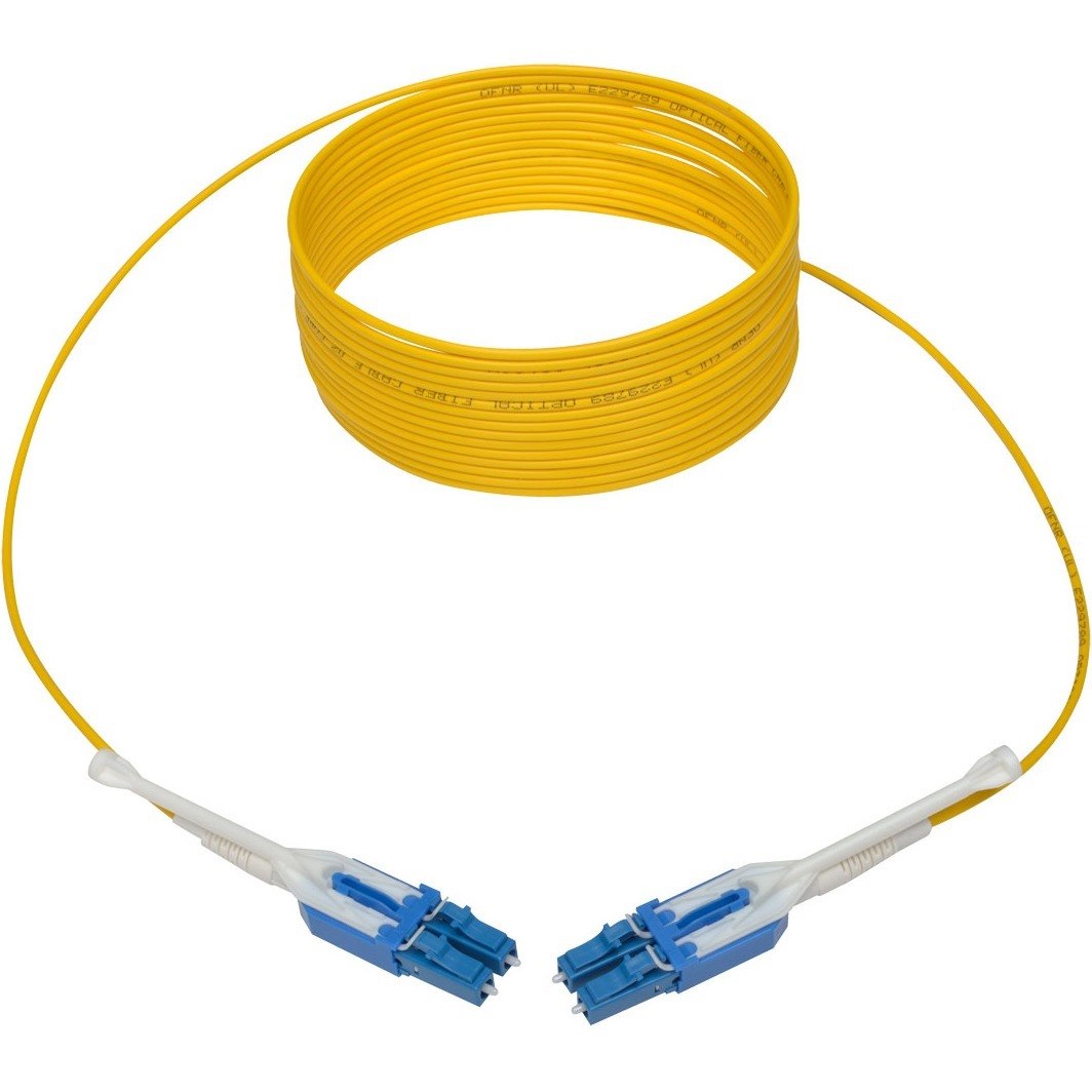 Eaton Tripp Lite Series Duplex Singlemode 9/125 Fiber Patch Cable (LC/LC), Push/Pull Tabs, 5 m (16 ft.)