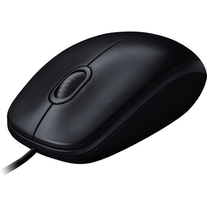 Logitech M100R Mouse - USB - Optical - Black