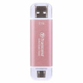 Transcend ESD310 2 TB Portable Solid State Drive - External - Pink