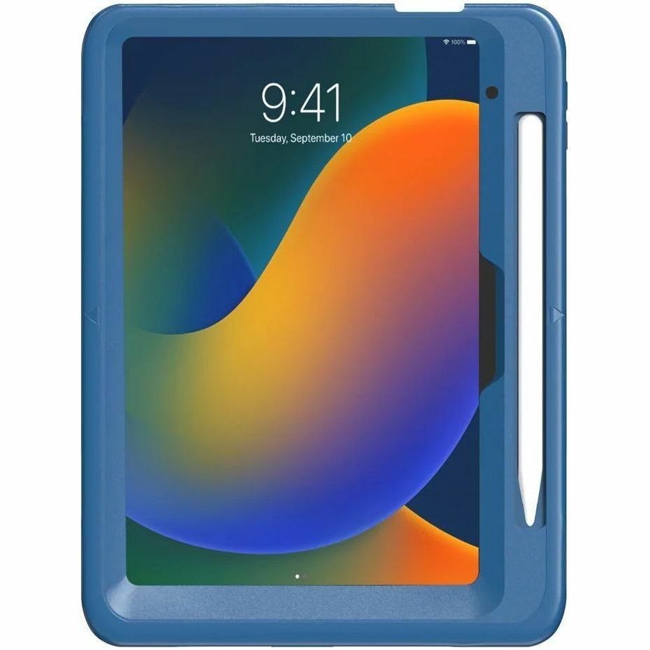 CTA Digital Rugged Carrying Case for 10.9" Apple iPad (10th Generation) Tablet - Blue