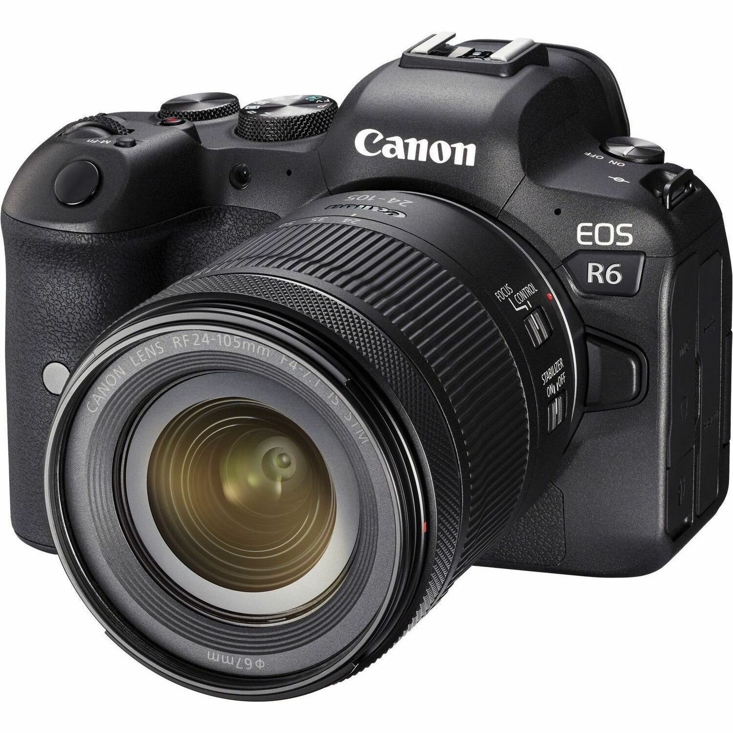 Canon EOS R6 Mark II 24.2 Megapixel Full Frame Sensor Mirrorless Camera with Lens - 0.94" - 4.13"