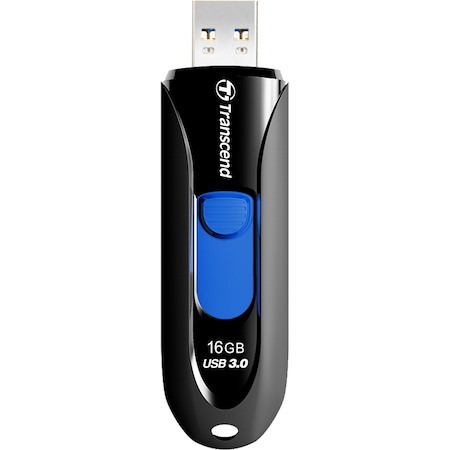 Transcend JetFlash 790 16 GB USB 3.0 Flash Drive - Black, Blue