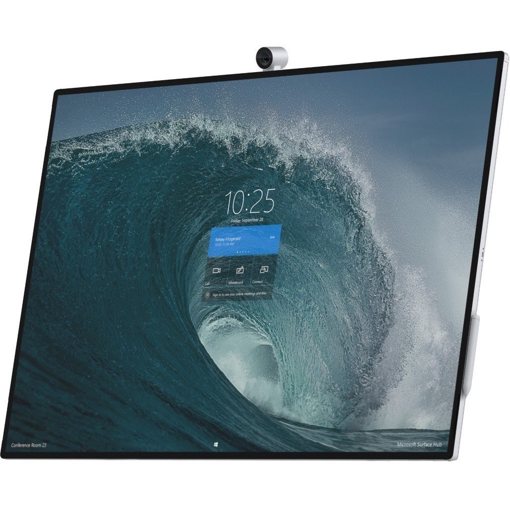 Microsoft Surface Hub 2S All-in-One Computer - Intel Core i5 8th Gen - 8 GB - 128 GB SSD - 50" 4K UHD Touchscreen - Desktop - Platinum - TAA Compliant
