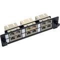Tripp Lite by Eaton High-Density Fiber Adapter Panel (MMF/SMF), 6 SC Duplex Connectors, Black