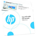 HP Advanced Photo Paper, Glossy, 65 lb, 4 x 12 in. (101 x 305 mm), 10 sheets 49V51A