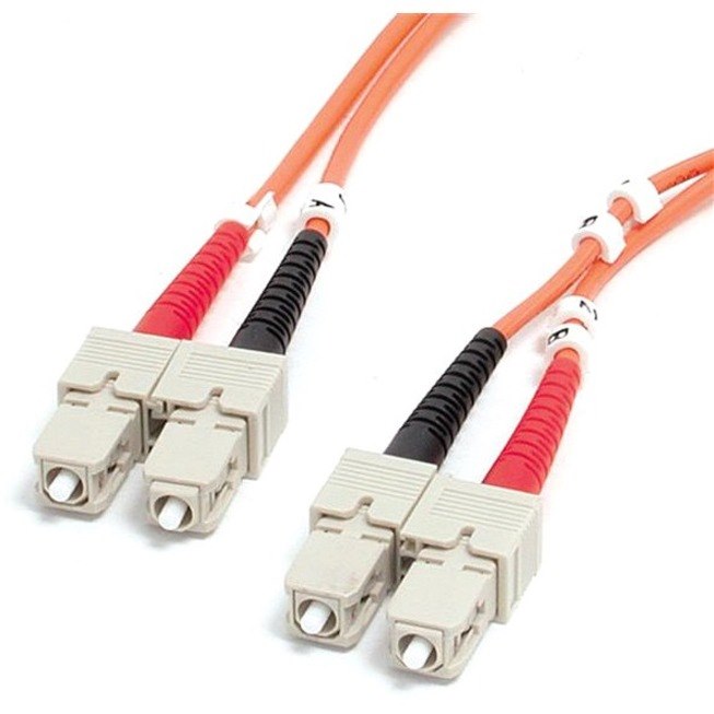 StarTech.com 1m Fiber Optic Cable - Multimode Duplex 62.5/125 - LSZH - SC/SC - OM1 - SC to SC Fiber Patch Cable