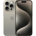 Apple iPhone 15 Pro 256 GB Smartphone - 6.1" OLED 2556 x 1179 - Hexa-core (A17 ProDual-core (2 Core) 3.78 GHz + A17 Pro Quad-core (4 Core) - 8 GB RAM - iOS 17 - 5G - Natural Titanium