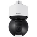 Wisenet XNP-8250R 6 Megapixel Indoor/Outdoor Network Camera - Color - Dome - White, Black