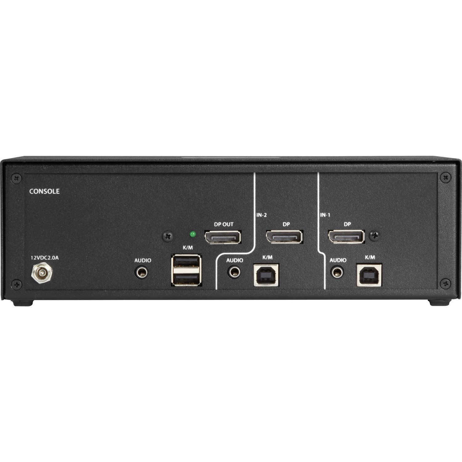 Black Box NIAP 3.0 Secure 2-Port Single-Head DisplayPort KVM Switch