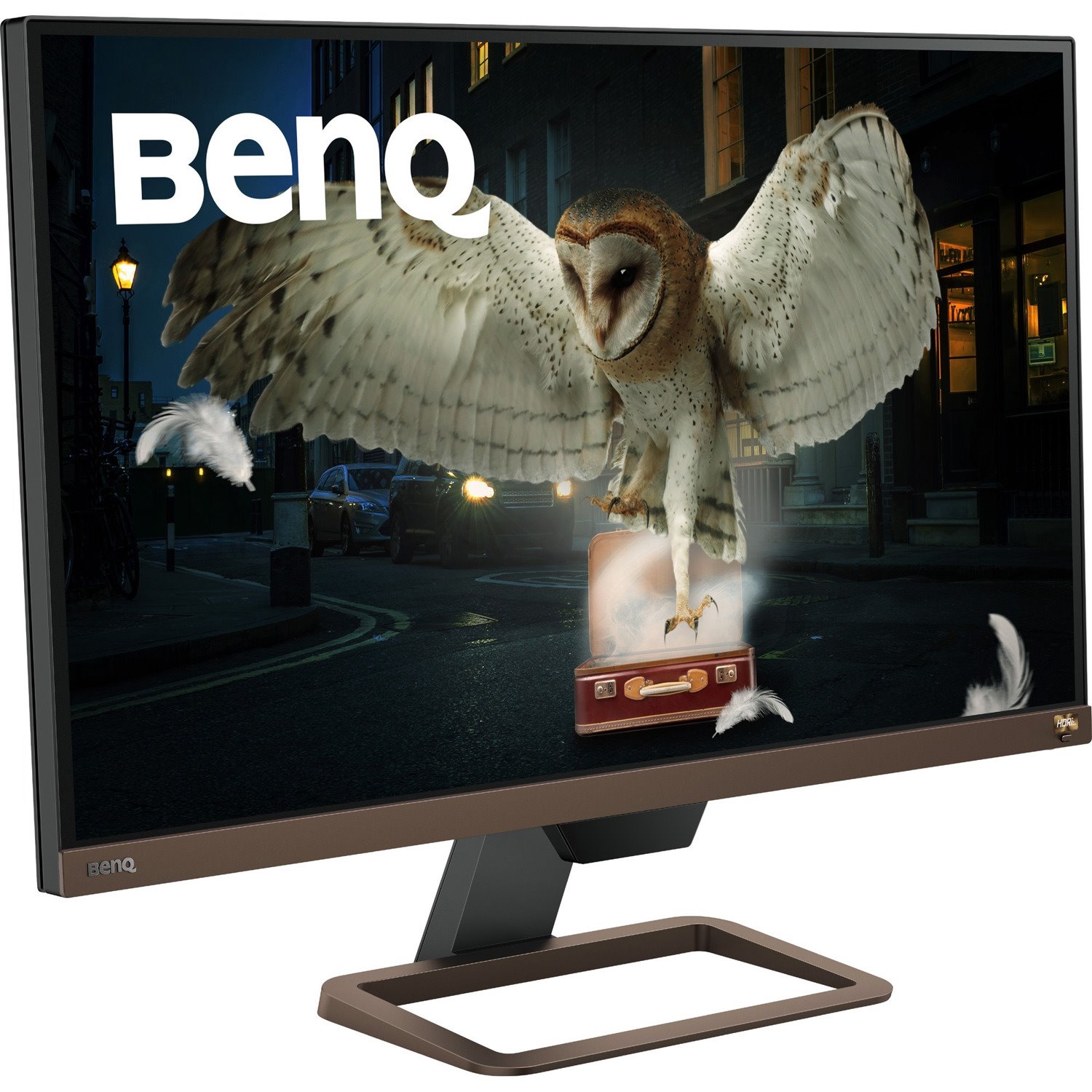 BenQ Entertainment EW2780U 27" Class 4K UHD LCD Monitor - 16:9 - Metallic Brown, Black