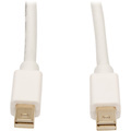 Eaton Tripp Lite Series Mini DisplayPort Cable, 4K 60Hz (M/M), White, 10 ft. (3.05 m)
