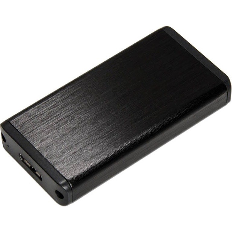 Sabrent EC-UKMS Drive Enclosure - USB 3.0 Host Interface External - Black