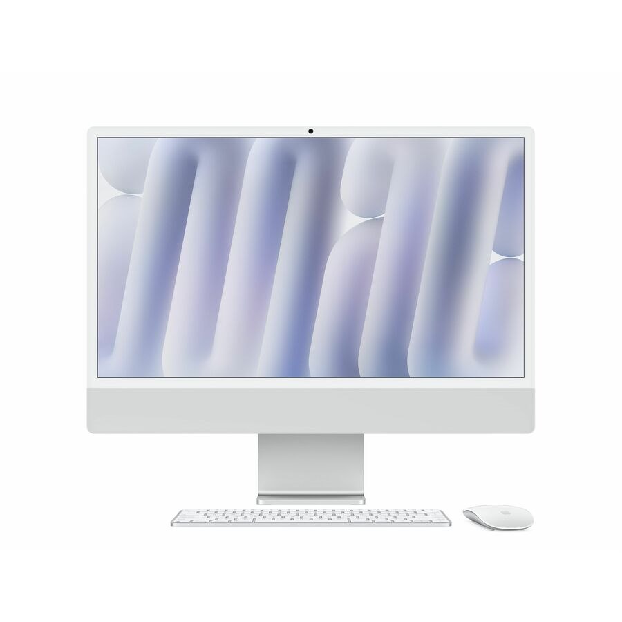 Apple iMac MCR24X/A All-in-One Computer - Apple M4 - 24 GB - 512 GB SSD - 24" 4.5K - Desktop - Silver