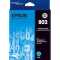 Epson DURABrite Ultra 802 Original Standard Yield Inkjet Ink Cartridge - Cyan - 1 Pack
