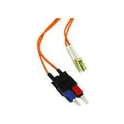 C2G 3m LC-SC 50/125 OM2 Duplex Multimode PVC Fiber Optic Cable - Orange