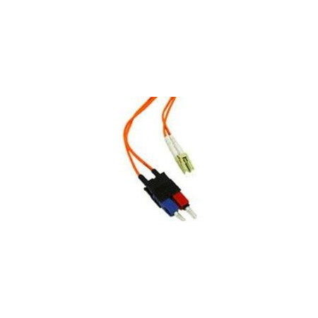 Legrand 3m LC-SC 50/125 OM2 Duplex Multimode PVC Fiber Optic Cable - Orange
