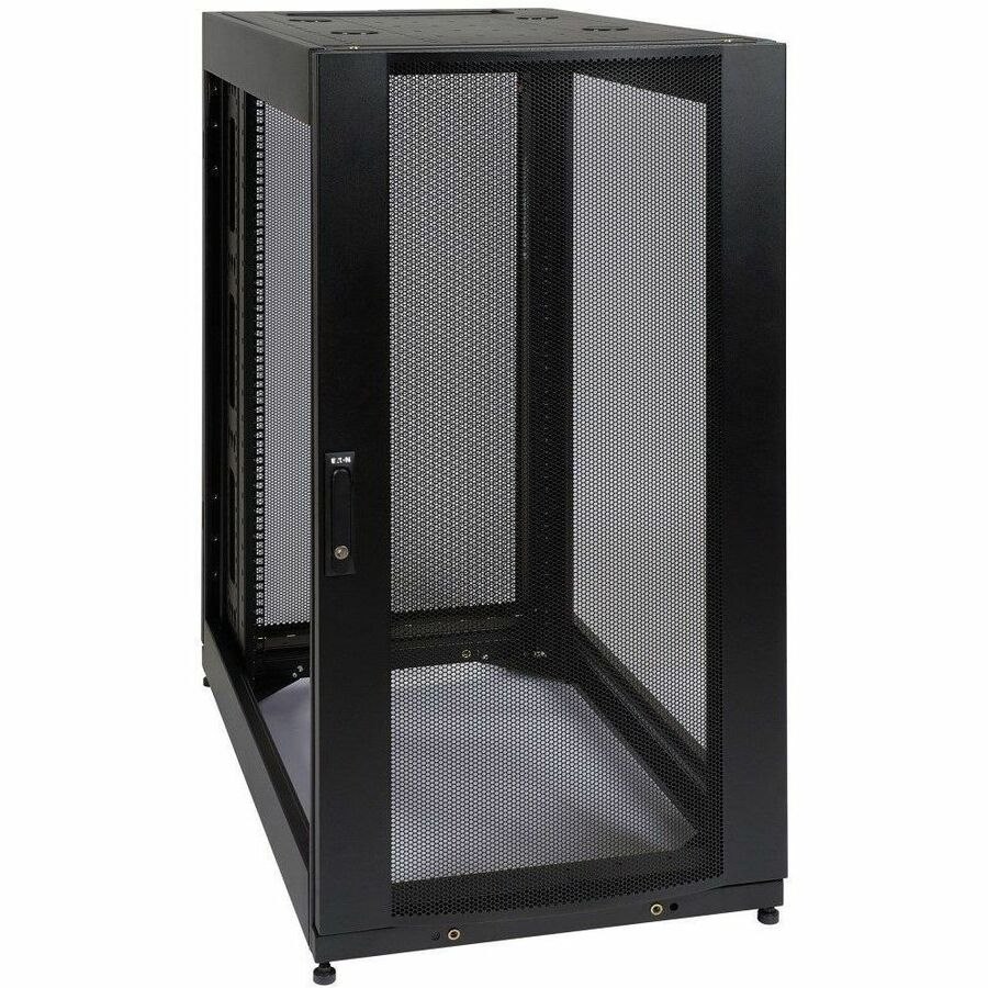 Eaton Tripp Lite Series 25U SmartRack Standard-Depth Half-Height Rack Enclosure, Expansion Version, No Side Panels