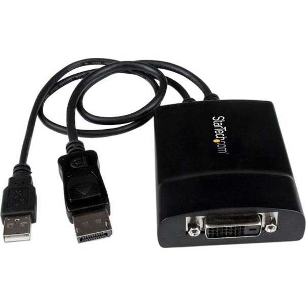 StarTech.com DisplayPort to DVI Adapter &acirc;&euro;" Dual-Link &acirc;&euro;" Active DVI-D Adapter for Your Monitor / Display - USB Powered &acirc;&euro;" 2560x1600 (DP2DVID2)