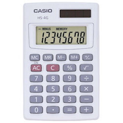 Casio HS-4G Handheld Calculator