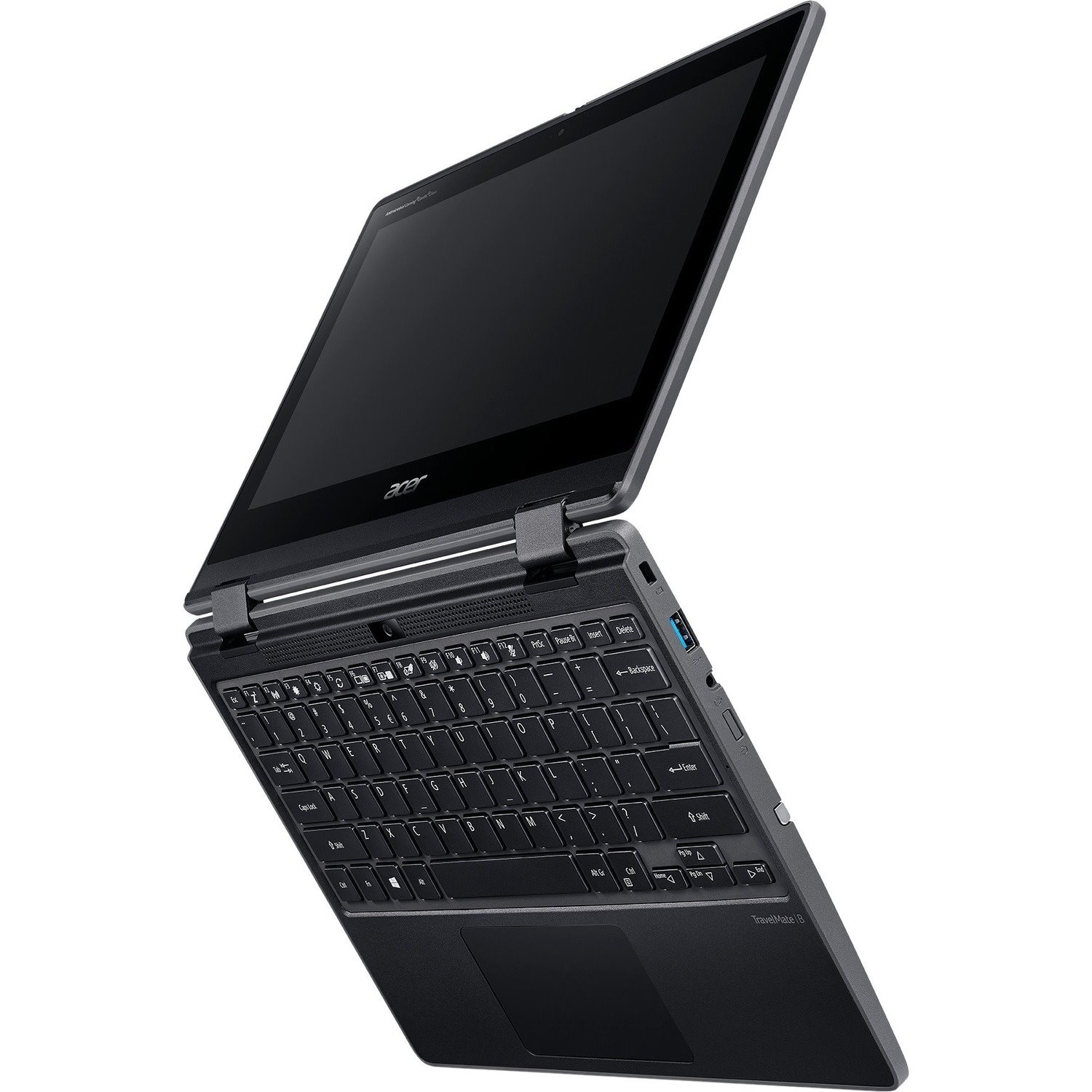 Acer TravelMate Spin B3 B311RN-31 TMB311RN-31-C4SU 11.6" Touchscreen Convertible 2 in 1 Notebook - Full HD - 1920 x 1080 - Intel Celeron N4120 Quad-core (4 Core) 1.10 GHz - 4 GB Total RAM - 128 GB Flash Memory - Shale Black