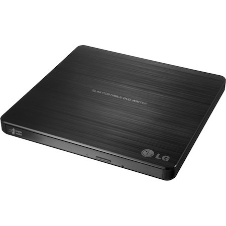 LG GP60NB50 External Ultra Slim Portable DVDRW Black - Retail Pack