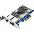 QNAP QXG-10G2T 10Gigabit Ethernet Card for Switch/Computer - 10GBase-T - Plug-in Card