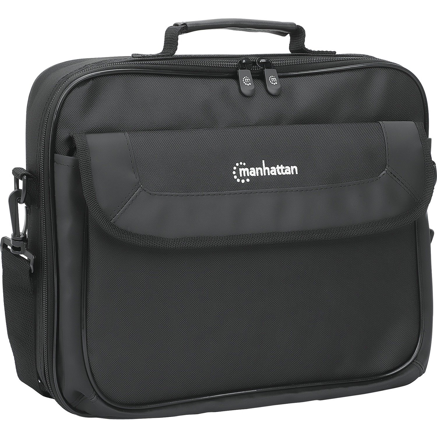 Manhattan Cambridge Carrying Case (Briefcase) for 35.8 cm (14.1") Microsoft Notebook, Ultrabook - Black