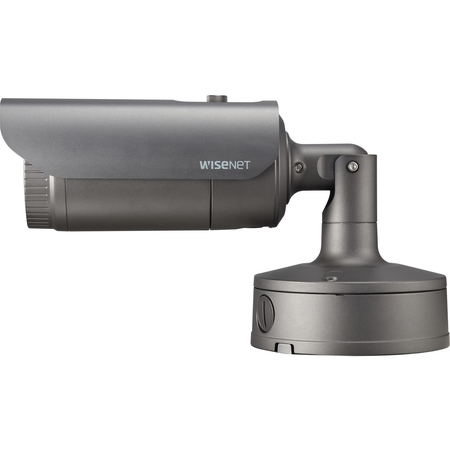 Wisenet XNO-6080R 2 Megapixel Outdoor Full HD Network Camera - Monochrome, Color - Bullet - Dark Gray